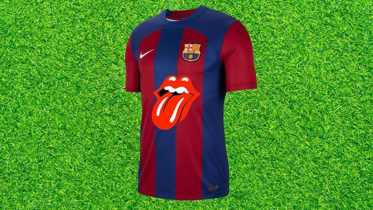 ¡Un Clásico al ritmo del rock! Barcelona estrenará playera con diseño de Rolling Stones frente al Real Madrid.