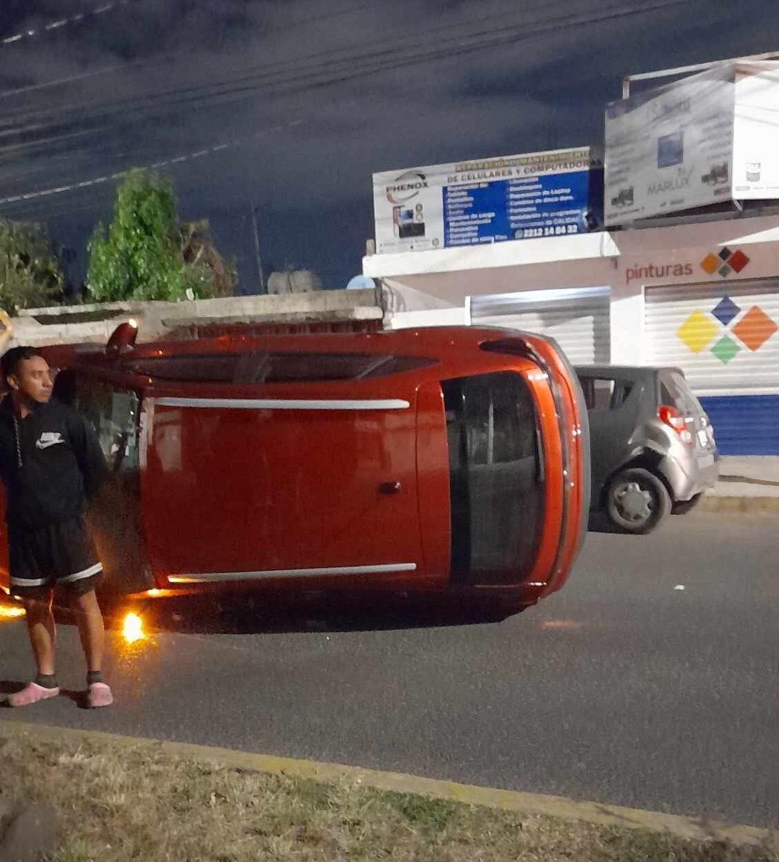 Llantas pa arriba.
