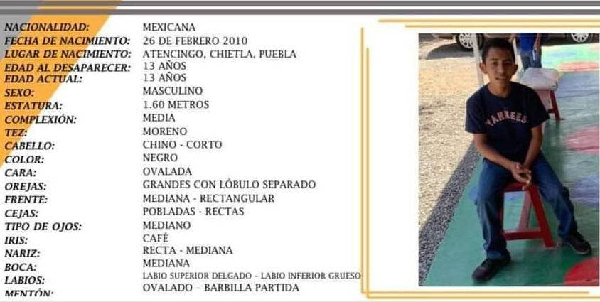 Desaparece Cesar en Chietla.