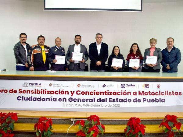 A través de foro, gobierno estatal fortalece seguridad vial para motociclistas.