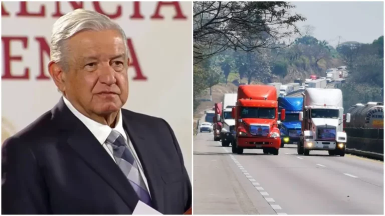 AMLO llama CHANTAJISTAS a transportistas por manifestarse.