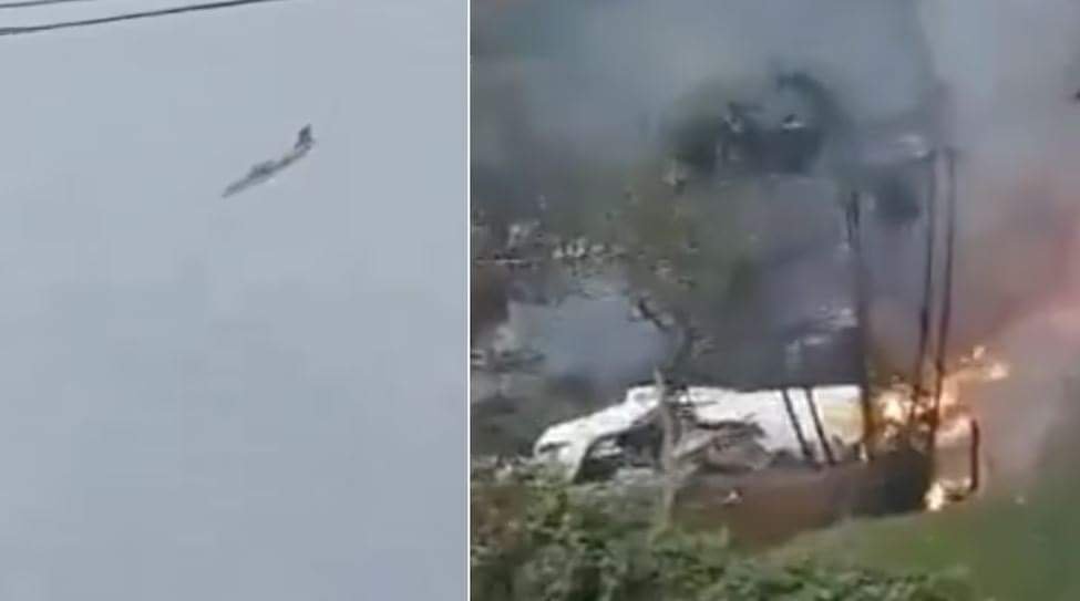 Un Avión Con 70 Pasajero se Desploma En Sao Paulo, Brasil.