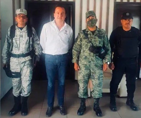 Atacan a Guardia Nacional y terminan en el tambo en Tecamachalco.