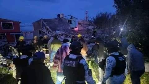Explosión de una Bodega Clandestina de Pirotecnia en Tlaxcala Deja 4 Personas Muertas.