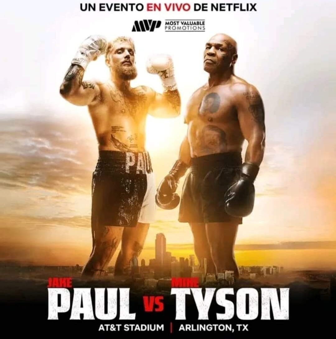 ¡Todo está listo! La pelea del año en el mundo del boxeo Paul vs Tyson.