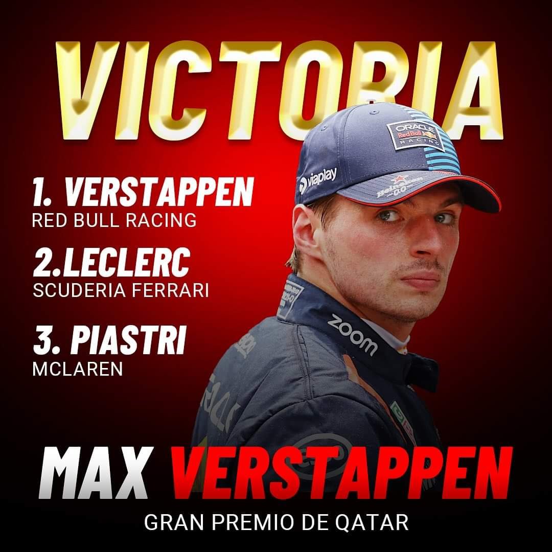 Max Verstappen triunfa en Qatar.