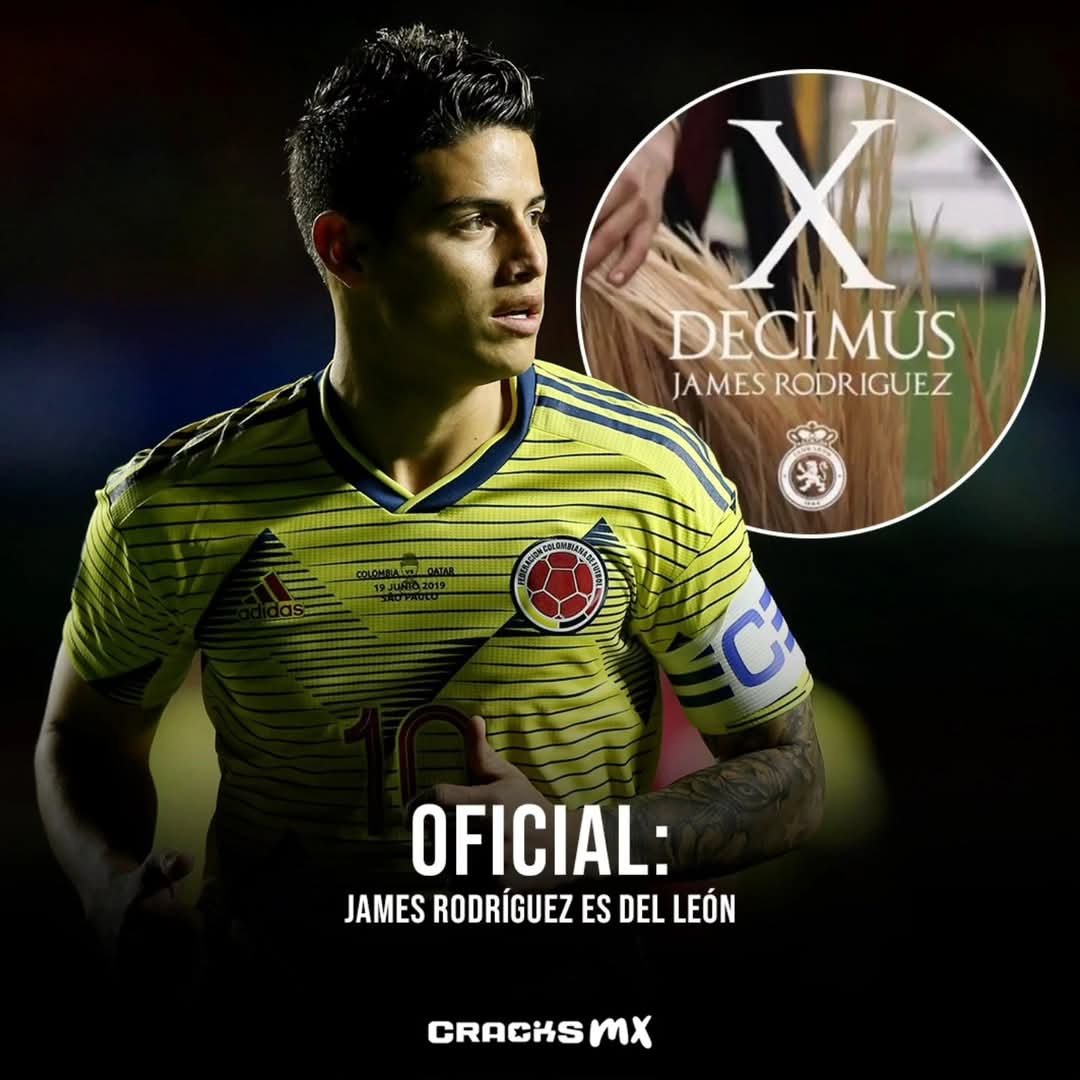 James Rodríguez ya es jugador del León.