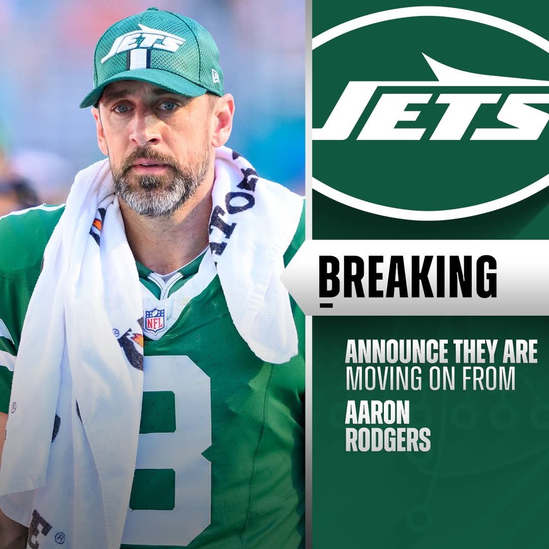 Le  dan la gracias a Aaron Rodgers, Quarterback de los Jets.