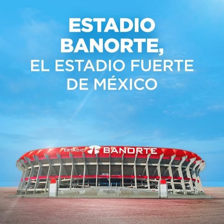 El estadio Azteca ahora se llamará Estadio Banorte.