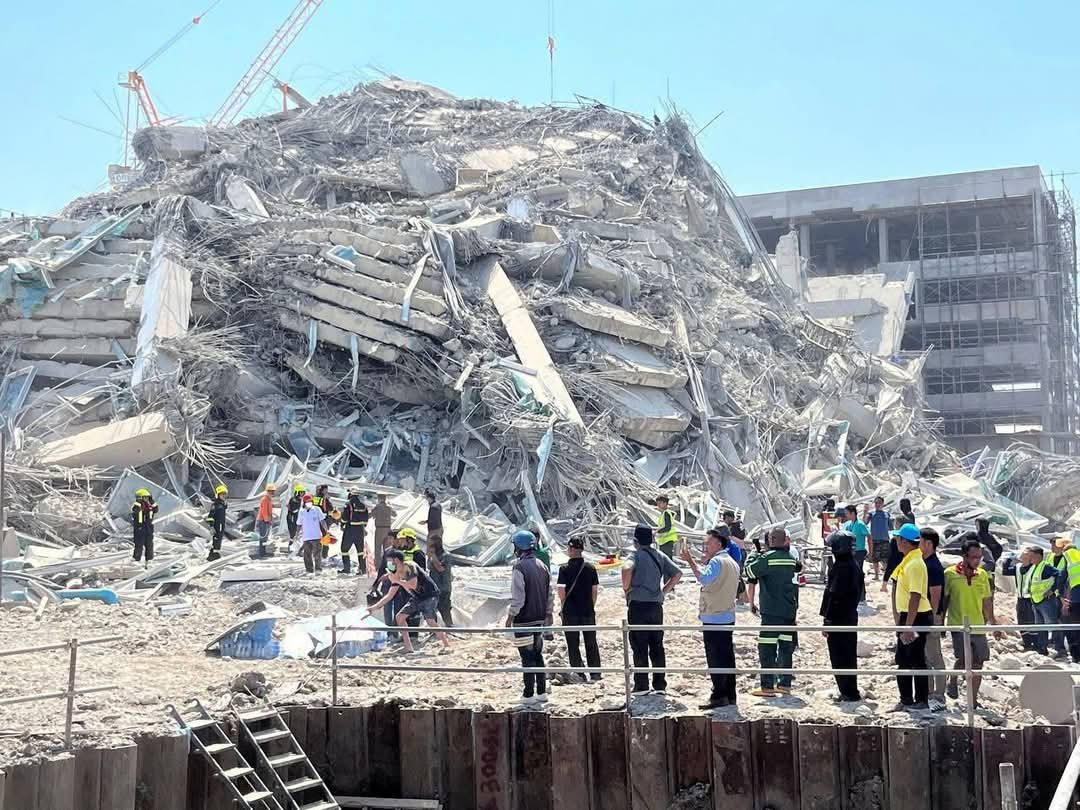 Al Menos 144 Muertos el Saldo del Terremoto en Myanmar, al Sureste de China.