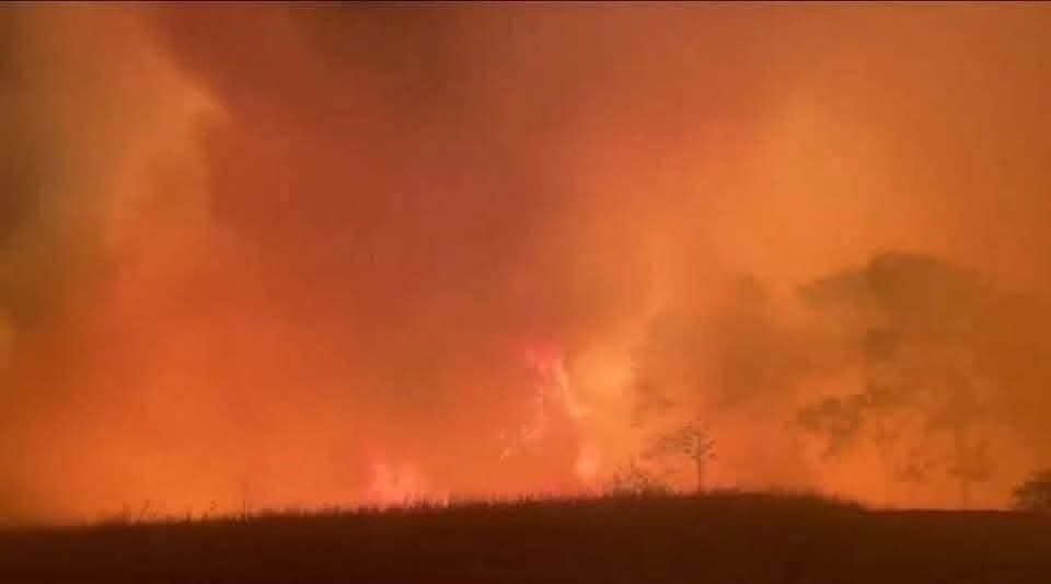 Primeras Victimas de los Incendios en Tlaxcal, Hallan Dos Cuerpos Calcinados en la Carretera.