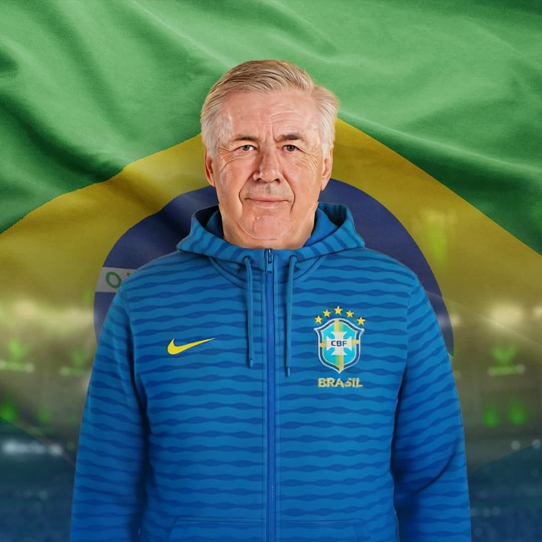 Carlo Ancelotti es nuevo entrenador de Brasil