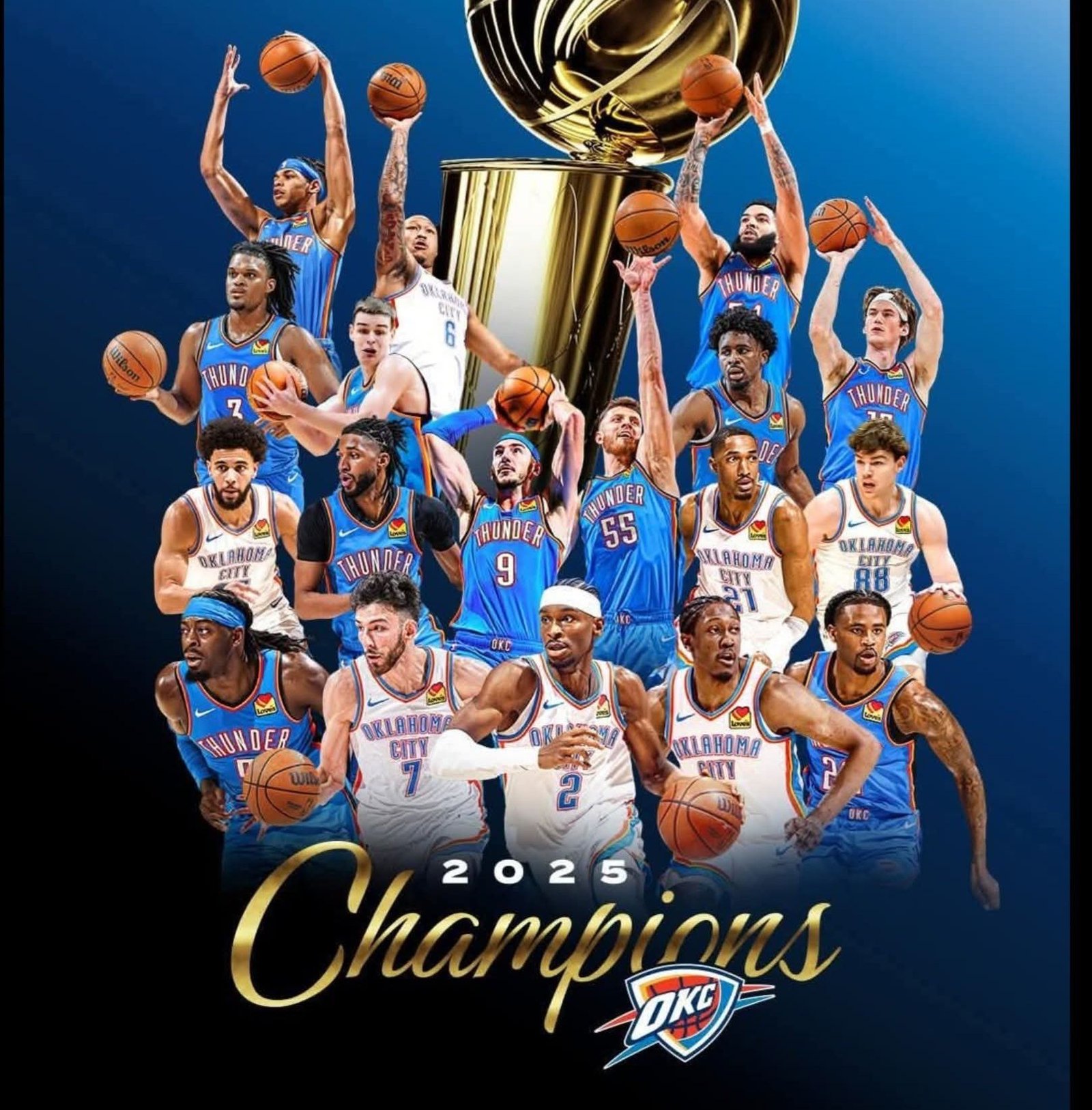 Oklahoma City Thunder gana su primer anillo de la NBA
