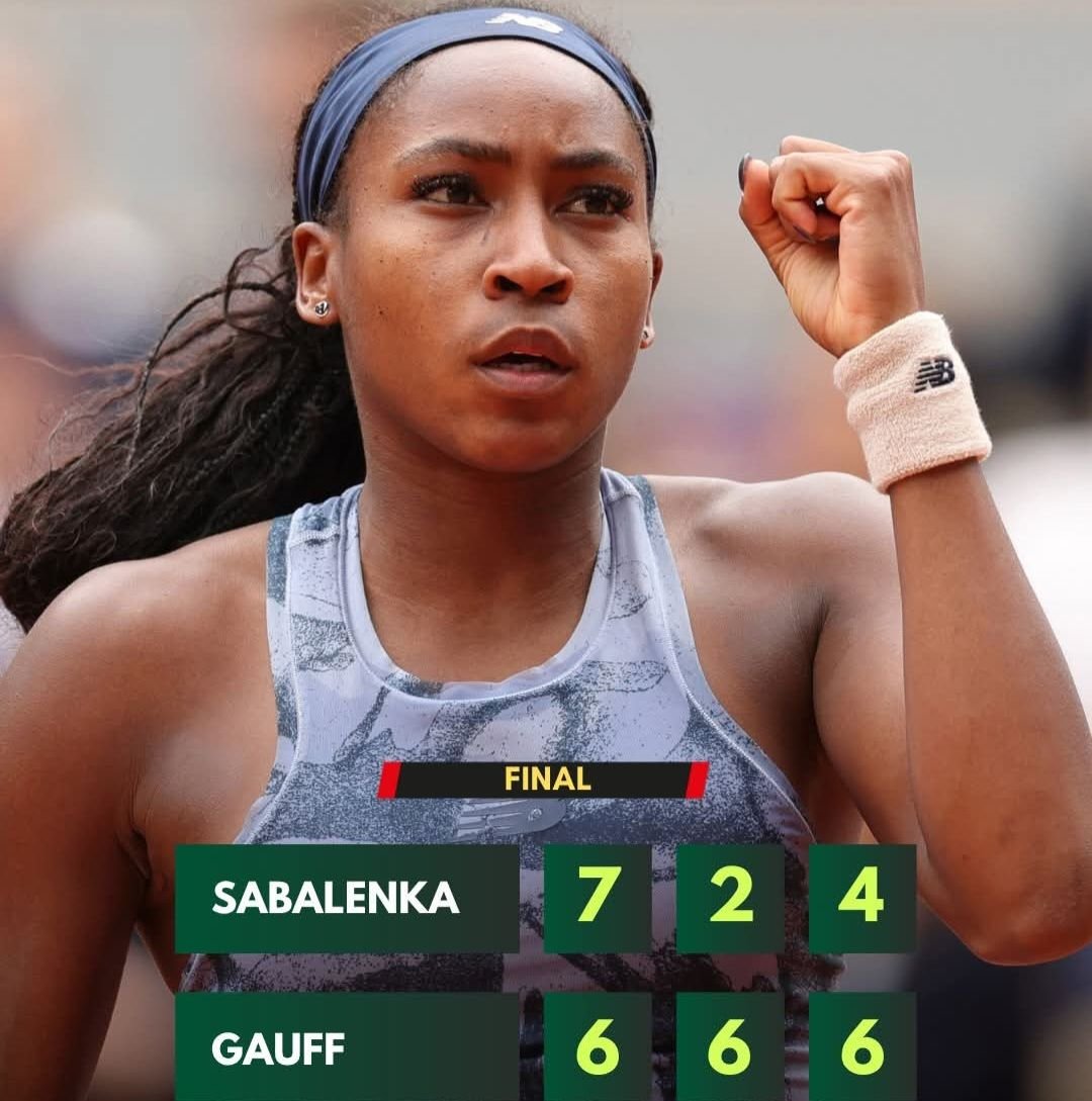Coco Gauff es la nueva reina de Roland Garros.