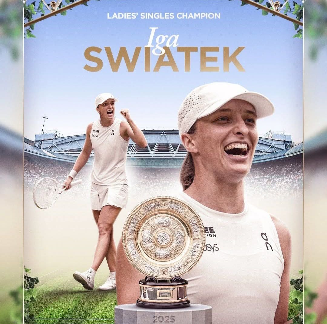 Iga Swiatek es la primera polaca en ganar Wimbledon