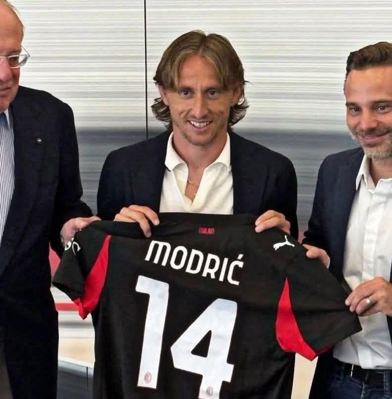 Luka Modric es el nuevo fichaje del Milan