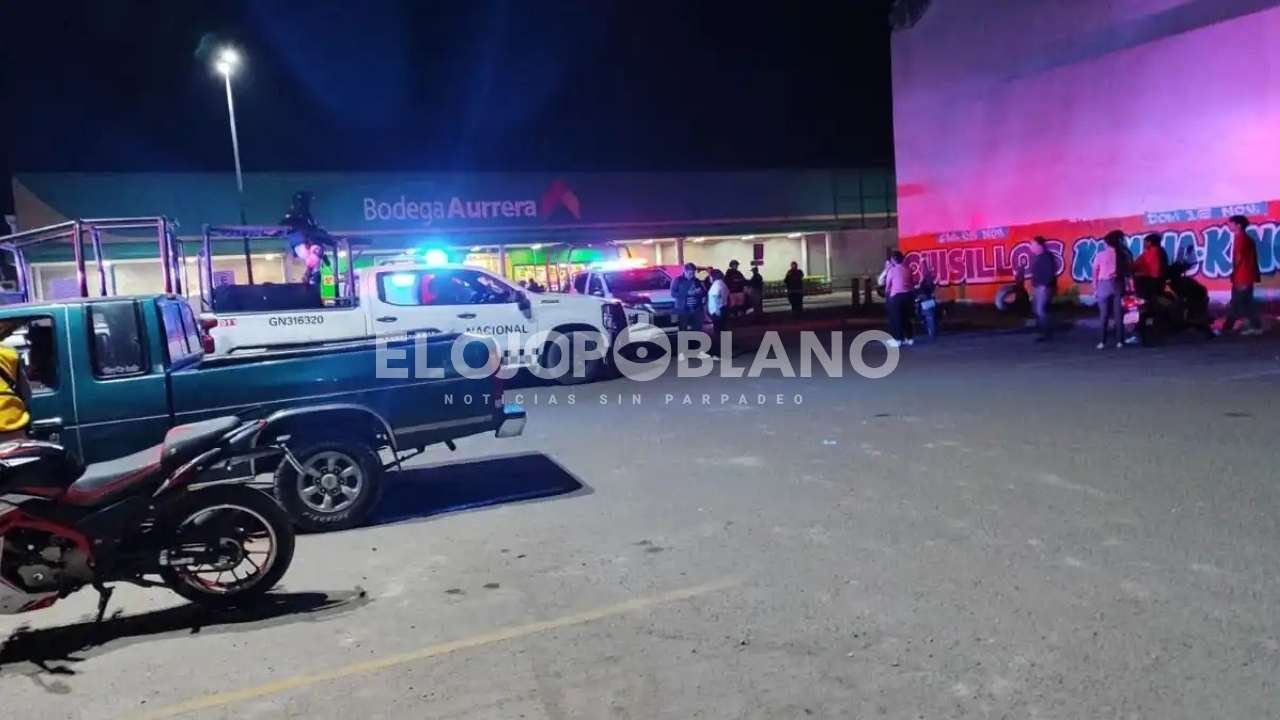 Lo asesinan saliendo del Bodega Aurrera en Texmelucan