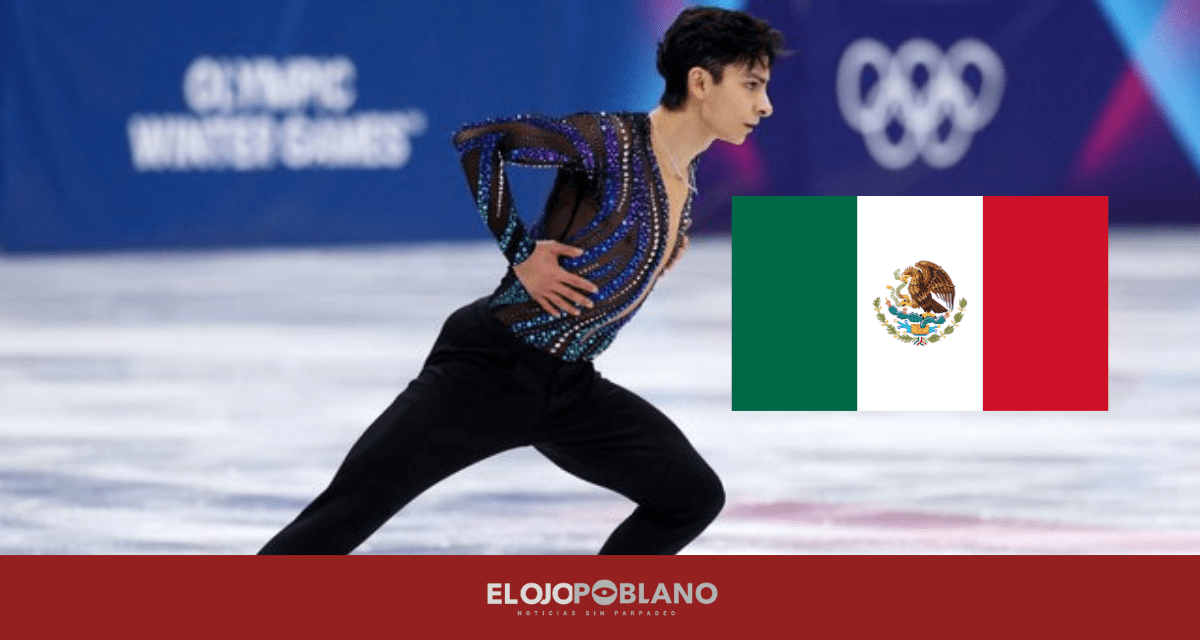 Donovan Carrillo en la final de los Juegos Olímpicos de Invierno