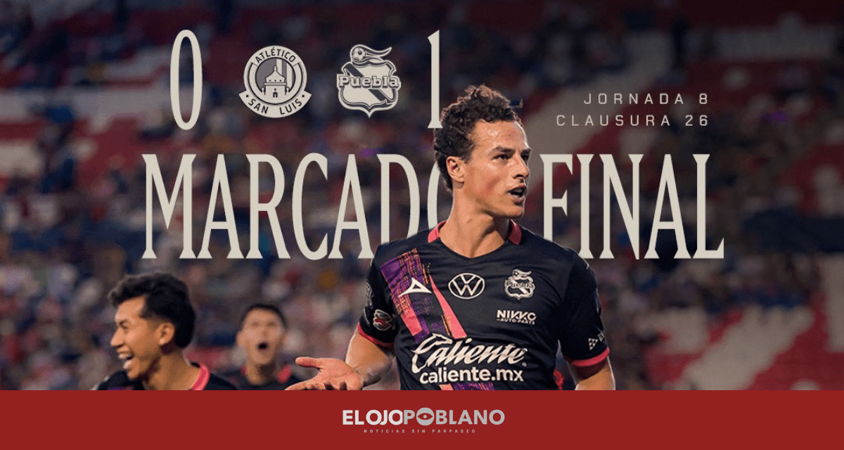 Puebla logra victoria agónica frente a Atlético San Luis