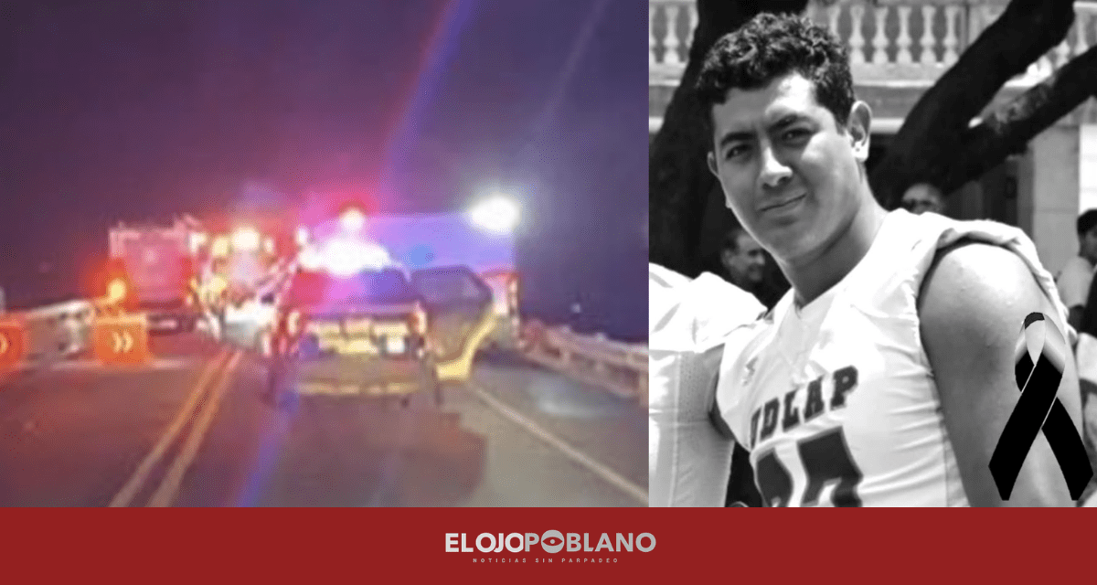 Rogelio, jugador de los Aztecas de la UDLAP, perdió la vida la noche de este lunes tras accidente.