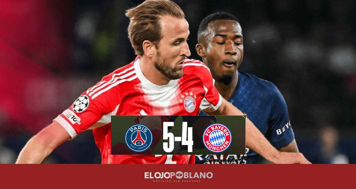 Partidazo Paris Saint-Germain vence 5-4 a Bayern Munich